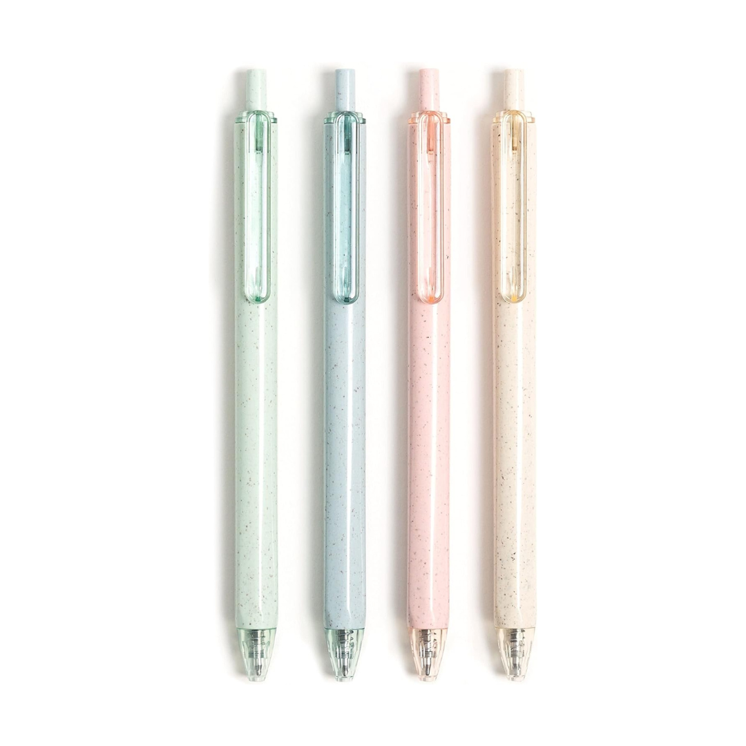 U-Eco Gel Ink Pens, Pastel Speckle, 4ct