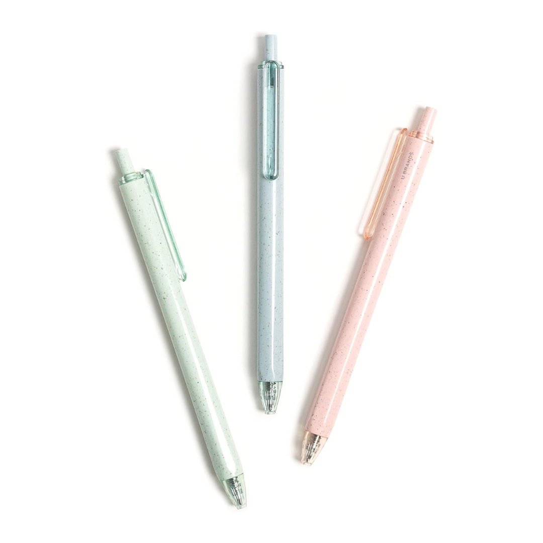 U-Eco Gel Ink Pens, Pastel Speckle, 4ct