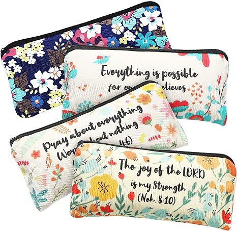 Inspirational Bible Verse Pencil Pouch