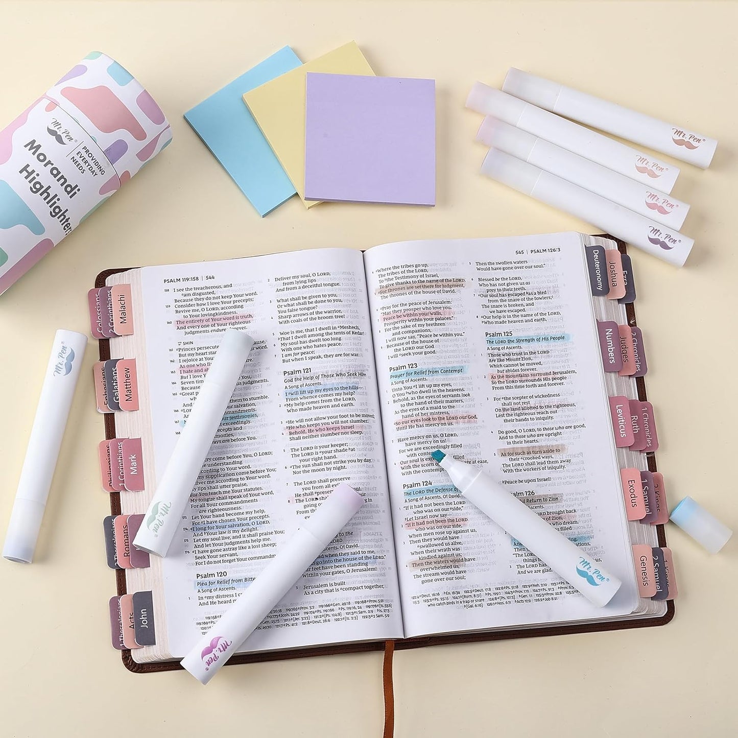 Morandi Colors Highlighter Set - 8 Pack