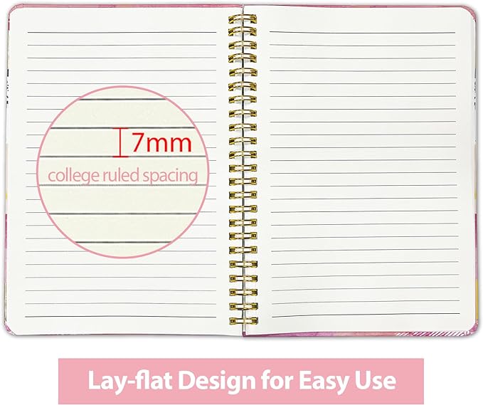 Slogan Graphic Spiral Notebook