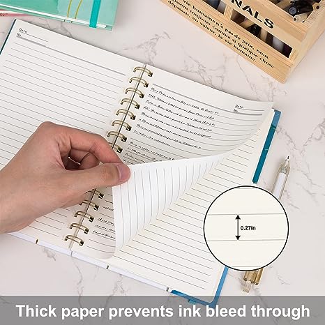 Watercolor Hardcover Spiral Notebook