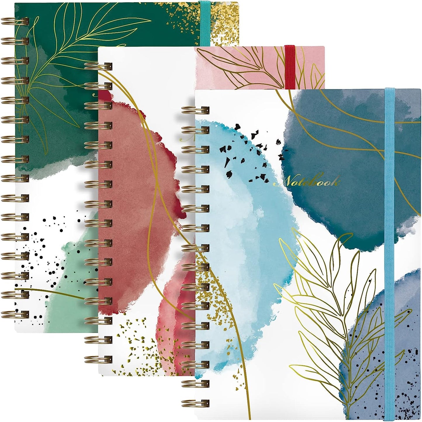 Watercolor Hardcover Spiral Notebook