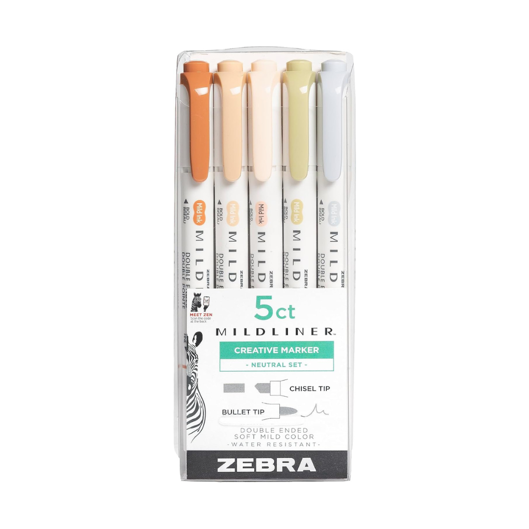 Zebra Pen Mildliner Double Ended Highlighter Set - 5ct