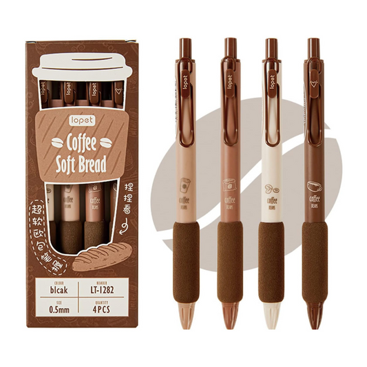 Coffee Theme Retractable Ink Pens