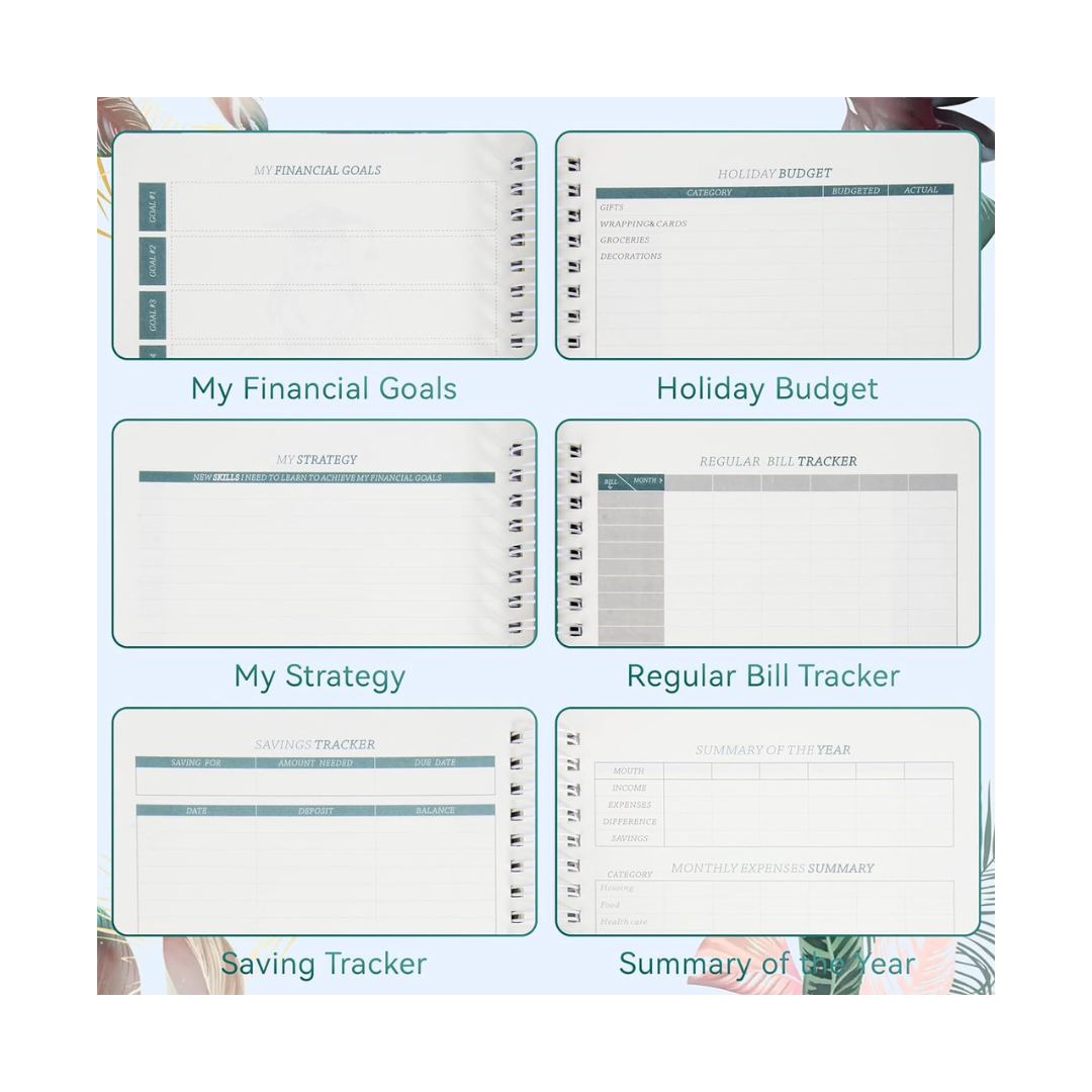 Undated Bill Tracker & Budget Planner