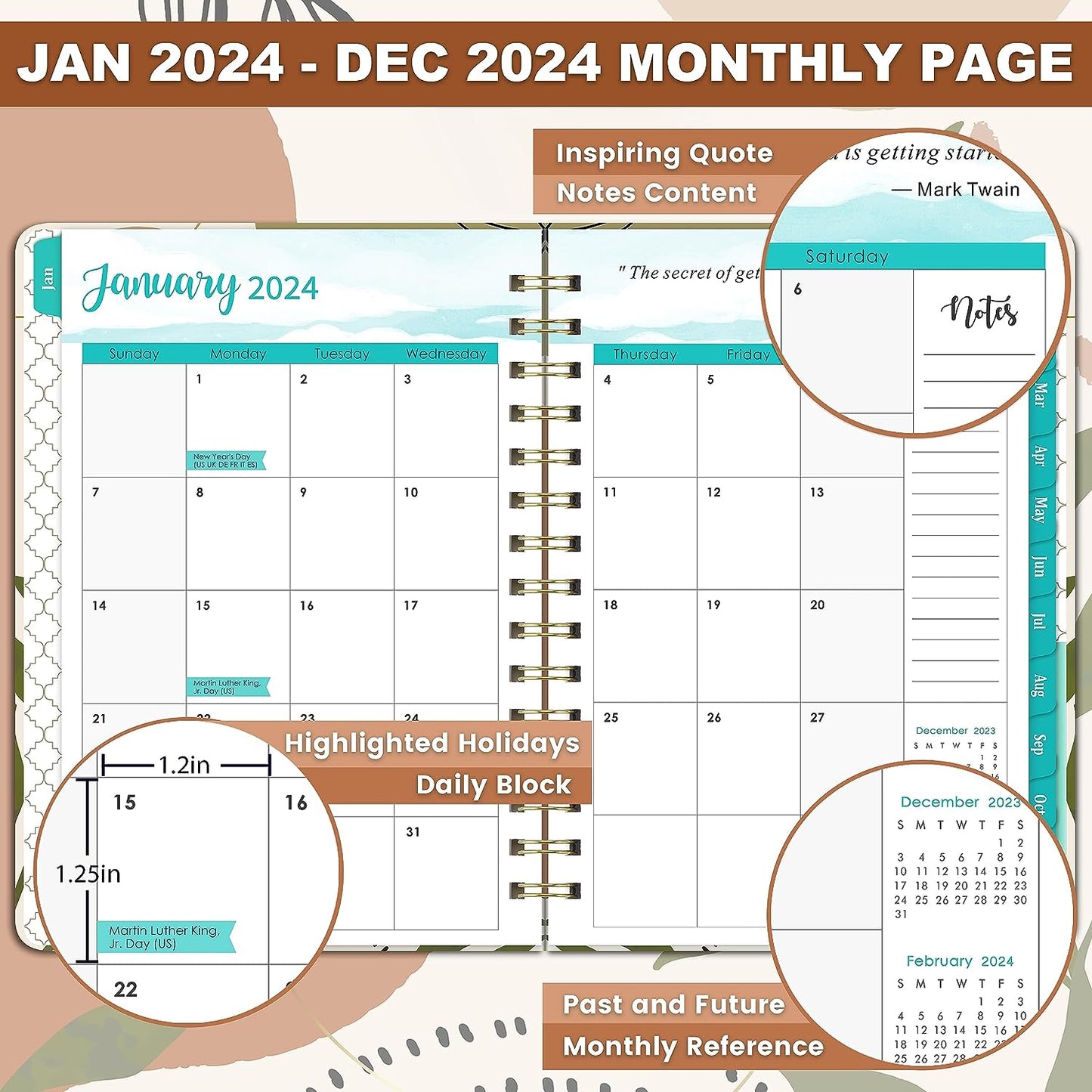 Abstract 2024 Planner